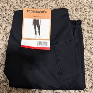 Brand new Eddie Bauer trail tight size M
Size M inseam is 27”, M=size 10,S=8